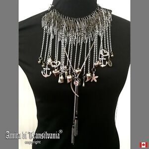 luxury jewelry necklace design fringe pendant woman jewel layered lariat collier