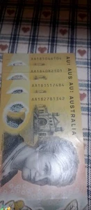 Rare FIRST AA Prefix with MISTAKE Print 2018 $50 Dollar Banknote Circ - Picture 1 of 2