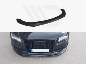 Difusor Frontal Difusor V1 Diseño Maxton Negro Brillante Para Audi S7/A7 S-Line C7 - Imagen 1 de 3