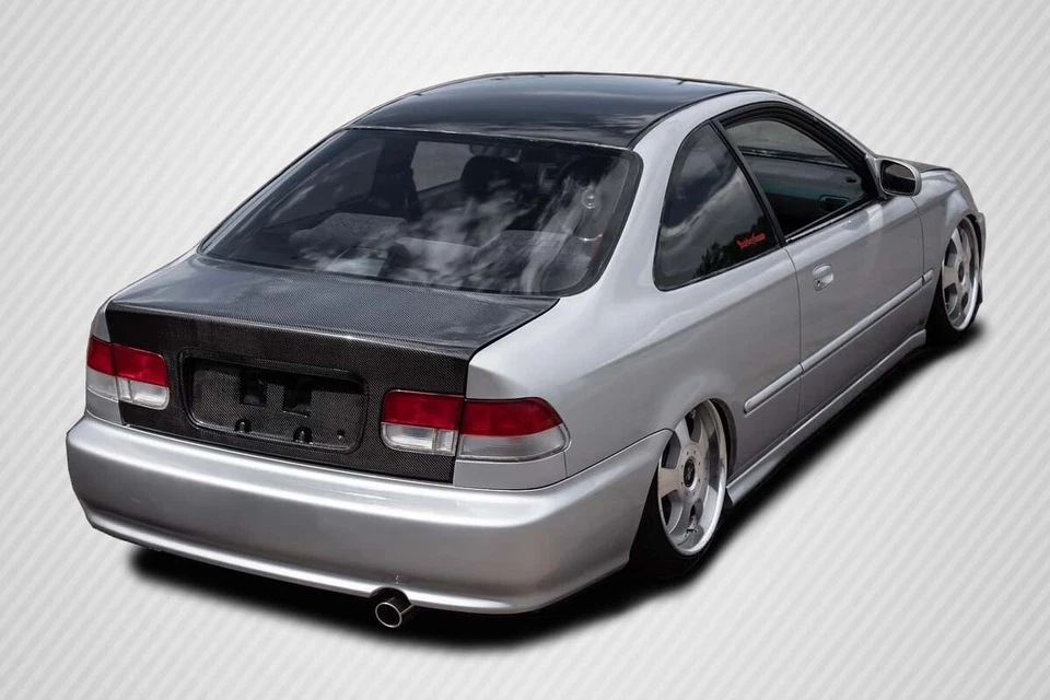 96-00 Honda Civic 2 puertas OEM Fibra de Carbono Creaciones Kit de Carrocería - ¡¡¡Baúl/Portón!!! 106381 Foto 1 de 4