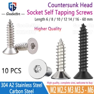 Self Tapping Screws Carbon Steel / Stainless Steel Countersunk Head Wood Screw - Picture 1 of 8