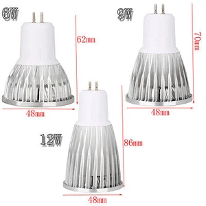 Dimmable GU10 MR16 B22 GU5.3 E27 E14 6W 9W 12W LED Spot Light Bulb White Lamps - Picture 1 of 19