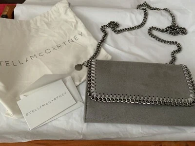 Bolso Bandolera Stella McCartney Peludo Ciervo... NUEVO SIN ETIQUETAS Gris con Cubierta Antipolvo Foto 1 de 4