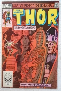 Thor #326 Bronze Age Marvel Comic Book 1983 FN+ - Picture 1 of 2