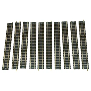 10 Vintage ATLAS 9" Snap Track Straight HO Scale Track Pieces "C" - Picture 1 of 4