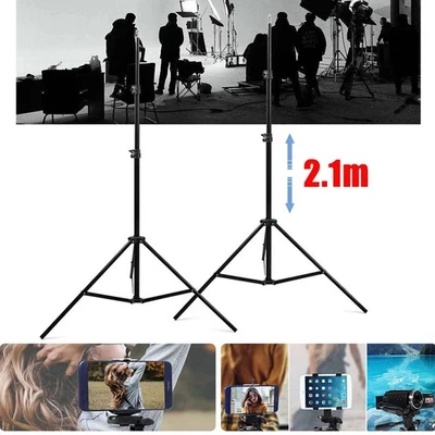 MARKENLOS Stativ Tripod Verstellbar Halter für Handy iPhone Kamera Dreibeinstativ 210cm DE