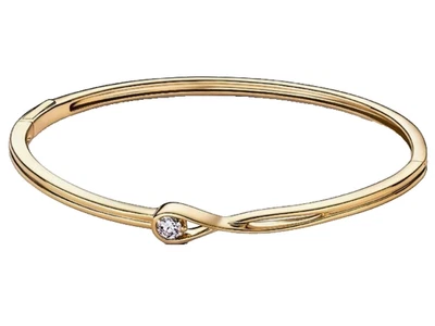 Pandora Infinite 14k Gold Lab-grown 0.25 ct TW, Diamond Bangle Size 3. 552114C01 - Image 1 of 4