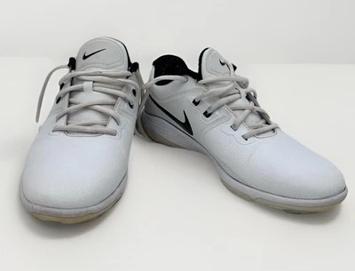 Zapatos de golf Nike 7.5 Vapor Pro tacos de clavos suaves blancos negros suelas Lunarlon Foto 1 de 4