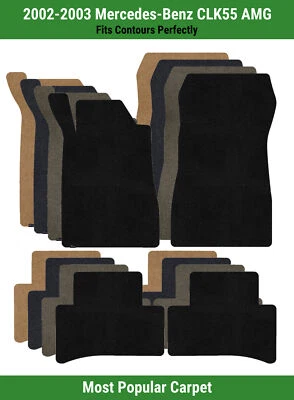 Alfombrillas Lloyd Ultimat fila delantera y trasera para Mercedes-Benz CLK55 AMG '02-03  Foto 1 de 4