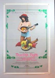 William Shakespeare's TWELFTH NIGHT 1981 Original Movie Poster-27x41" A7-8-15 - Picture 1 of 5