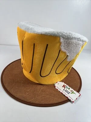 KRAZZY LIDZ Divertido Sombrero Taza de Cerveza Escarchada Fiesta Sombrero para el Día de San Patricio Foto 1 de 4