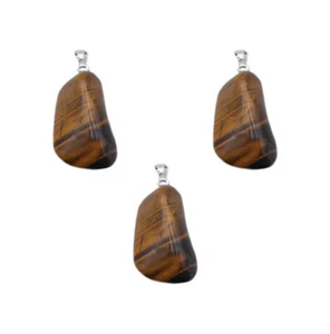 Pendentif Pierre Roulée Naturelle Oeil de Tigre - Imagen 1 de 1
