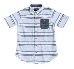 OCEAN CURRENT Boys Youth Size Medium Short Sleeve Button Up Collared Shirt - Picture 1 of 5