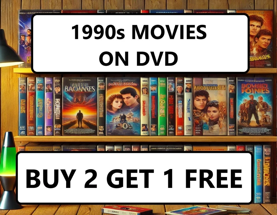 1990s Movies / Films on DVD (1990 to 1995) - Buy 2 Get 1 Free  /Buy 4 Get 2 Free - Image 1 of 1