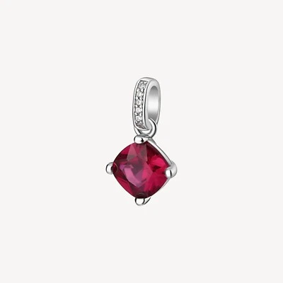 BROSWAY FANCY CHARM CON ZIRCONI IN ARGENTO 925 FPR17 PASSION RUBY - Immagine 1 di 4