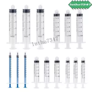 15x disposable syringes 1ml 3ml 5ml 10ml 20ml set sterile syringes oil glue with needle - Picture 1 of 5