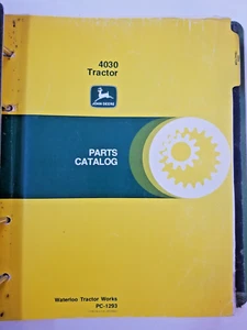 John Deere Model 4030 Tractors- Dealer Parts Catalog - PC1293 -In Factory Binder - Bild 1 von 6