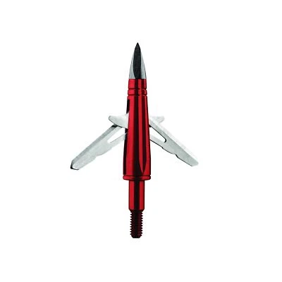 TenPoint EVO-X CenterPunch Broadhead, Red - Pack of 3 - 100-Grain, Rear-Deplo... - Image 1 of 4