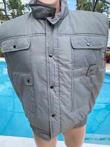 Vintage Ozark Trail Gray Snaps Vest Jacket Mens XXL 2XL NEW - Picture 1 of 4
