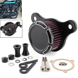 Mini Air Cleaner Intake Filter For Harley Road King Street Electra Glide 08-2016 - Picture 1 of 13
