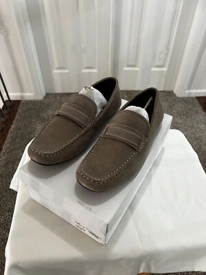 Size 10.5 - Calvin Klein Loafers - Light Natural Suede - Image 1 of 4