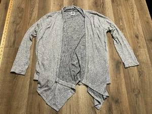 Natori Sweater, Women's Size Medium, Gray, Open Cardigan, Long Sleeve - Picture 1 of 10