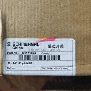 1PCS NEW SCHMERSAL ML441-11y-t-M20 Limit switch ML 441-11Y-T-M20 - Picture 1 of 8