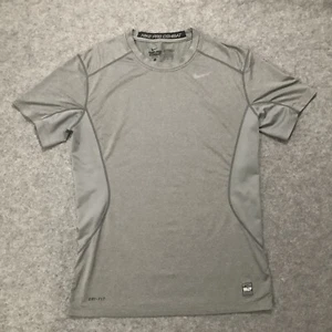 Nike Pro Combat Shirt Medium Grau Fitted Dri Fit Fußball Kompression Herren - Bild 1 von 9