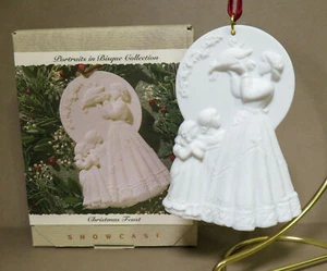 1993 Hallmark CHRISTMAS FEAST PORTRAITS IN BISQUE NOS - Picture 1 of 4