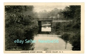 Spring Valley Nueva York - Lawrence Street Bridge - Postal Condado de Rockland - Imagen 1 de 2
