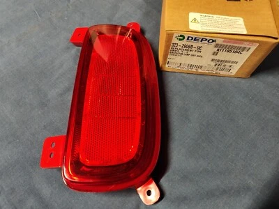 Reflector de parachoques NORS Depo # 323-2906C-UC para Kia Sorento 2014 2015 trasero derecho Foto 1 de 3