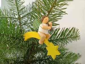 Christbaumengel - Engel mit Klarinette auf Komet 650/70/41 Wendt & Kühn - Picture 1 of 1