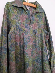 David Silverman Dress, Vintage 1970s Dress, Vintage Dress, Smock, Country Core - Picture 1 of 10