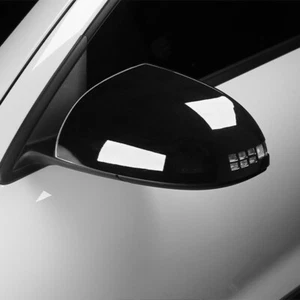 For 2023-2025 Hyundai IONIQ 6 Black ABS Side Rearview Mirror Cover Trim Caps - Picture 1 of 5