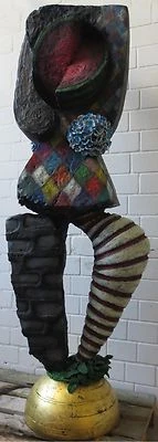 Arlequin Sculpture en Bronze 200cm V Josef E.A.Künstlerexemplar Abstrait Sur - Photo 1/4