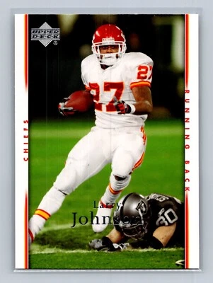 2007 Upper Deck #94 Larry Johnson Kansas City Chiefs Football Card - Image 1 of 2