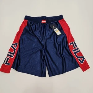 Fila Ldoovica Red Blue Activewear Shorts Women's Small New With Tags - Picture 1 of 7