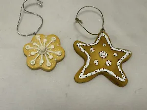 Vtg Seasons Of Cannon Falls Sugar Cookie Iced Snowflake Christmas Ornament *C21 - Picture 1 of 6