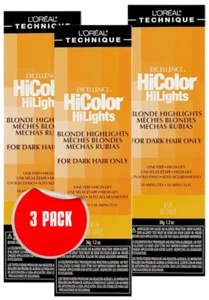 L'Oréal Technique HiColor Red HiLights Permanent Hair Color: ASH BLONDE - 3 PACK - Picture 1 of 5