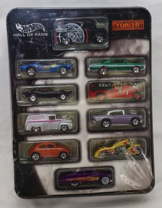 Hot Wheels Hall of Fame Top 10 Favorites Box Set in Tin, L463 - Picture 1 of 9