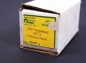Walker Models HO Scale 1947 International KB-11 Produce Truck, Kit #5080, NOS - Picture 1 of 5