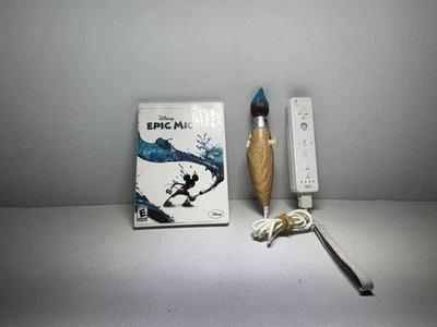 Disney Epic Mickey Wii Pincel Nunchuck Paquete Foto 1 de 4
