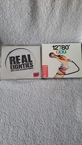 REAL EIGHTIES: 3 CD'S + 12" 80'S: 2 CD'S ( CD BOX SET'S LIKE NEW) - Picture 1 of 5