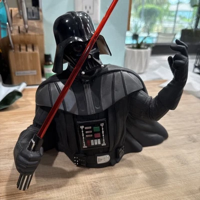 Star Wars Darth Vader Rotocast Bust Coin Bank Rare Collectible - Image 1 of 4