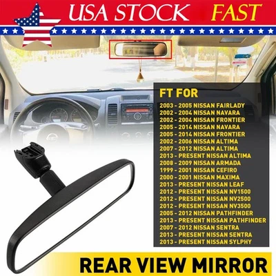 ESPEJO RETROVISOR INTERIOR TIIDA FEONTIER PARA NISSAN ALTIMA NV1500 963212DR0A EAG Foto 1 de 4
