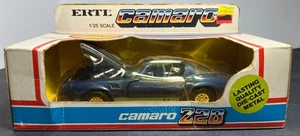 ERTL 1980 Camaro Z28 Die-Cast Metal Réplica Escala 1/25 Azul Nuevo En Caja - Imagen 1 de 8