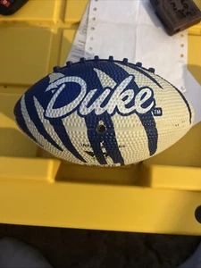 Duke Blue Devils Mini Rubber Football Approximately 5 Inches Long - Picture 1 of 7