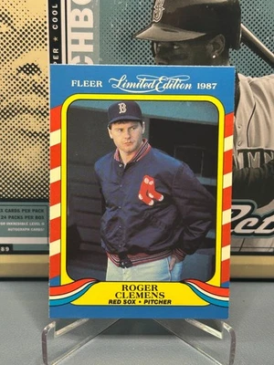 1987 Fleer Limited Edition #9 Roger Clemens - Image 1 of 2
