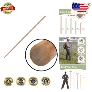 High-Quality Bamboo Stick for Fitness & Rehab – Available in Multiple Diameters - Picture 1 of 10