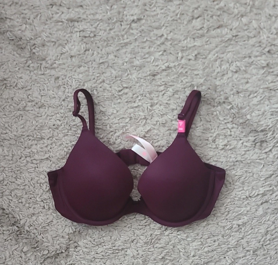 Sujetador push up púrpura 38B rosa Victoria's Secret nuevo con etiquetas Foto 1 de 4